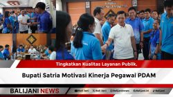 Tingkatkan Kualitas Layanan Publik, Bupati Satria Motivasi Kinerja Pegawai PDAM