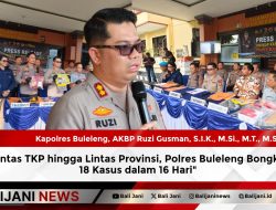 Lintas TKP hingga Lintas Provinsi, Polres Buleleng Bongkar 18 Kasus dalam 16 Hari