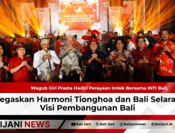 Wagub Giri Prasta Hadiri Perayaan Imlek Bersama INTI Bali, Tegaskan Harmoni Tionghoa dan Bali Selaras Visi Pembangunan Bali