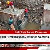 Pulihkan Akses Pasaman, TNI AD Kebut Pembangunan Jembatan Gantung di Bonjol