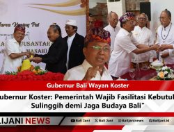 Gubernur Koster: Pemerintah Wajib Fasilitasi Kebutuhan Sulinggih demi Jaga Budaya Bali