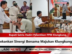 Bupati Satria Hadiri Pelantikan PPM Klungkung, Tekankan Sinergi Bersama Majukan Klungkung