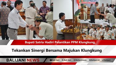 Bupati Satria Hadiri Pelantikan PPM Klungkung, Tekankan Sinergi Bersama Majukan Klungkung