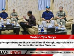 Wabup Tjok Surya Dukung Pengembangan Ekosistem Film di Klungkung Melalui Kolaborasi Bersama Komunitas Cineclue