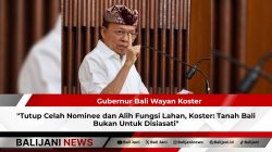 Tutup Celah Nominee dan Alih Fungsi Lahan, Koster: Tanah Bali Bukan Untuk Disiasati