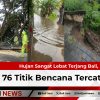 Hujan Sangat Lebat Terjang Bali, 76 Titik Bencana Tercatat