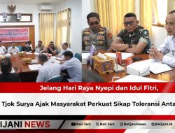 Jelang Hari Raya Nyepi dan Idul Fitri, Wabup Tjok Surya Ajak Masyarakat Perkuat Sikap Toleransi Antar Umat