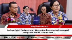 Sekda Dewa Indra Terima Opini Ombudsman RI atas Penilaian Maladministrasi Pelayanan Publik Tahun 2025