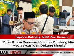Buka Puasa Bersama, Kapolres Buleleng Minta Media Awasi dan Dukung Kinerja