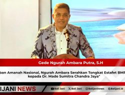Emban Amanah Nasional, Ngurah Ambara Serahkan Tongkat Estafet BMPS Bali kepada Dr. Made Sumitra Chandra Jaya