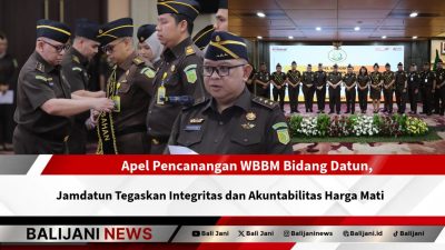 Apel Pencanangan WBBM Bidang Datun, Jamdatun Tegaskan Integritas dan Akuntabilitas Harga Mati
