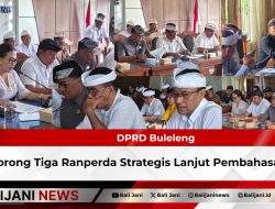 DPRD Buleleng Dorong Tiga Ranperda Strategis Lanjut Pembahasan