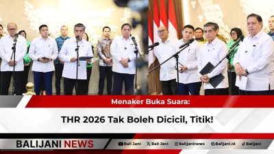 Menaker Buka Suara: THR 2026 Tak Boleh Dicicil, Titik!