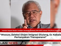 Woouw..Seleksi Dirjen Imigrasi Diulang, Ex Kabais Pertanyakan Transparansi