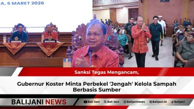 Sanksi Tegas Mengancam, Gubernur Koster Minta Perbekel ‘Jengah’ Kelola Sampah Berbasis Sumber