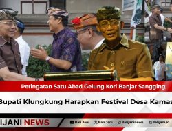 Peringatan Satu Abad Gelung Kori Banjar Sangging, Bupati Klungkung Harapkan Festival Desa Kamasan