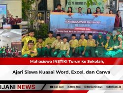 Mahasiswa INSTIKI Turun ke Sekolah, Ajari Siswa Kuasai Word, Excel, dan Canva