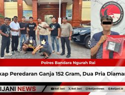 Polres Bandara Ngurah Rai Ungkap Peredaran Ganja 152 Gram, Dua Pria Diamankan