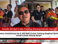 Rayakan Anniversary ke-3, KSJ Bali Cruise Training Bagikan Sembako untuk Lansia Jelang Nyepi