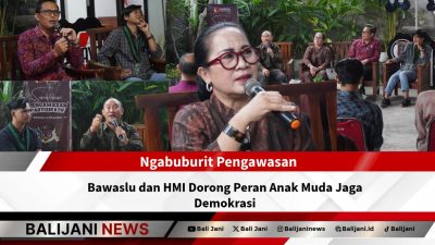Ngabuburit Pengawasan, Bawaslu dan HMI Dorong Peran Anak Muda Jaga Demokrasi