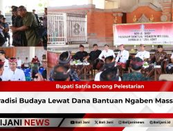 Bupati Satria Dorong Pelestarian Tradisi Budaya Lewat Dana Bantuan Ngaben Massal