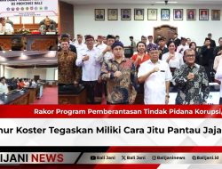 Rakor Program Pemberantasan Tindak Pidana Korupsi, Gubernur Koster Tegaskan Miliki Cara Jitu Pantau Jajarannya