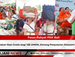 Pasar Rakyat PKK Bali Sediakan Stan Gratis bagi 138 UMKM, Dorong Perputaran Ekonomi Lokal