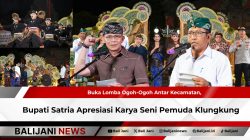 Buka Lomba Ogoh-Ogoh Antar Kecamatan, Bupati Satria Apresiasi Karya Seni Pemuda Klungkung