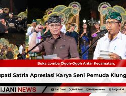 Buka Lomba Ogoh-Ogoh Antar Kecamatan, Bupati Satria Apresiasi Karya Seni Pemuda Klungkung