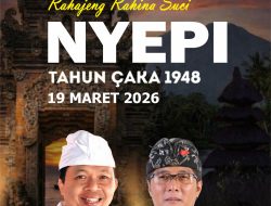 Pemerintah Provinsi Bali Mengucapkan Selamat Hari Raya Nyepi Tahun Caka 1948 Tahun 2026