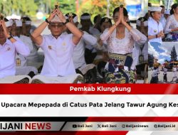 Pemkab Klungkung Gelar Upacara Mepepada di Catus Pata Jelang Tawur Agung Kesanga