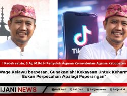 Buda Wage Kelawu berpesan, Gunakanlah! Kekayaan Untuk Keharmonisan, Bukan Perpecahan Apalagi Peperangan