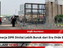 Didik Rachbini: Kinerja DPR Dinilai Lebih Buruk dari Era Orde Baru