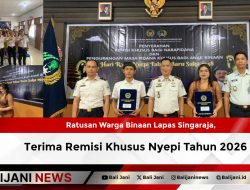 Ratusan Warga Binaan Lapas Singaraja, Terima Remisi Khusus Nyepi Tahun 2026