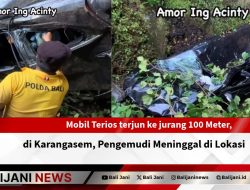 Mobil Terios Terjun ke Jurang 100 Meter di Karangasem, Pengemudi Meninggal di Lokasi