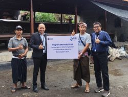 BRI Peduli Salurkan Bantuan CSR untuk Pembangunan Bale Penyepelan di Banjar Dinas Mendira