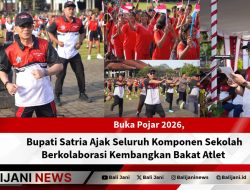 Buka Pojar 2026, Bupati Satria Ajak Seluruh Komponen Sekolah Berkolaborasi Kembangkan Bakat Atlet