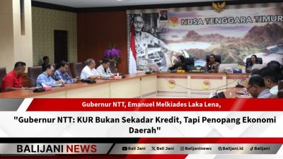 Gubernur NTT: KUR Bukan Sekadar Kredit, Tapi Penopang Ekonomi Daerah