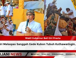 Wakil Gubernur Bali Giri Prasta Hadiri Melaspas Sanggah Gede Kubon Tubuh Kuthawaringin, Bangli