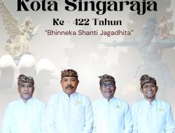 Jajaran Pimpinan DPRD Kabupaten Buleleng mengucapkan Dirgahayu Kota Singaraja ke-422 Tahun