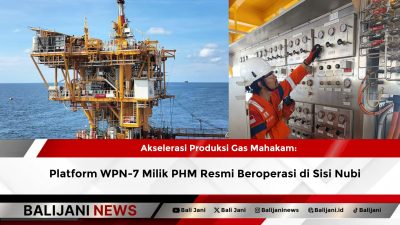 Akselerasi Produksi Gas Mahakam: Platform WPN-7 Milik PHM Resmi Beroperasi di Sisi Nubi