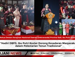 Hadiri DBFD, Ibu Putri Koster Dorong Kesadaran Masyarakat dalam Pelestarian Tenun Tradisional