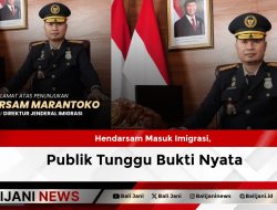 Hendarsam Masuk Imigrasi, Publik Tunggu Bukti Nyata