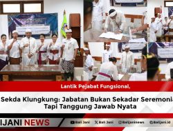 Lantik Pejabat Fungsional, Sekda Klungkung: Jabatan Bukan Sekadar Seremonial, Tapi Tanggung Jawab Nyata