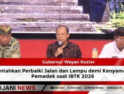 Gubernur Wayan Koster Perintahkan Perbaiki Jalan dan Lampu demi Kenyamanan Pemedek saat IBTK 2026