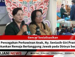 Gencar Sosialisasikan Pencegahan Perkawinan Anak, Ny. Seniasih Giri Prasta Tekankan Remaja Bertanggung Jawab pada Dirinya Sendiri