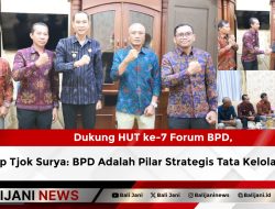 Dukung HUT ke-7 Forum BPD, Wabup Tjok Surya: BPD Adalah Pilar Strategis Tata Kelola Desa