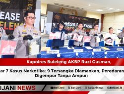 Kapolres Buleleng AKBP Ruzi Gusman, Bongkar 7 Kasus Narkotika: 9 Tersangka Diamankan, Peredaran Sabu Digempur Tanpa Ampun