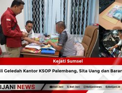 Kejati Sumsel Kembali Geledah Kantor KSOP Palembang, Sita Uang dan Barang Bukti