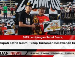 SMS Lembongan Sabet Juara, Bupati Satria Resmi Tutup Turnamen Pesawahan Cup II